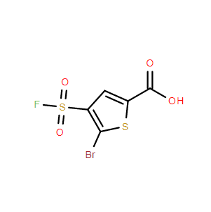 5-溴-4-(氟磺酰基)噻吩-2-羧酸