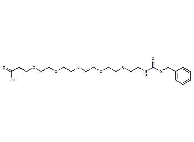化合物 Cbz-NH-PEG5-C2-acid|T14890|TargetMol