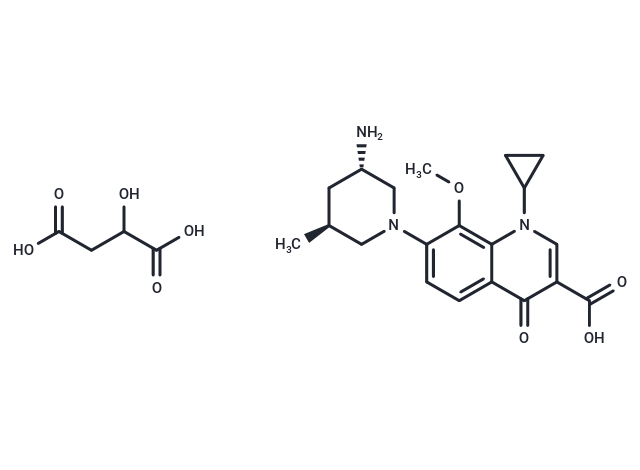 化合物 Nemonoxacin Malate|T28154|TargetMol