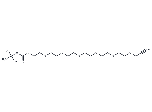 化合物 Boc-NH-PEG6-propargyl|T14753|TargetMol