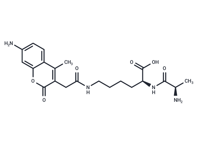 化合物 D-Ala-Lys-AMCA|T18959|TargetMol