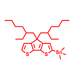 4,4-双(2-乙基己基)-4H-环戊二烯[2,1-b:3,4-b']二噻吩-2-基]三甲基-锡烷1380238-73-2