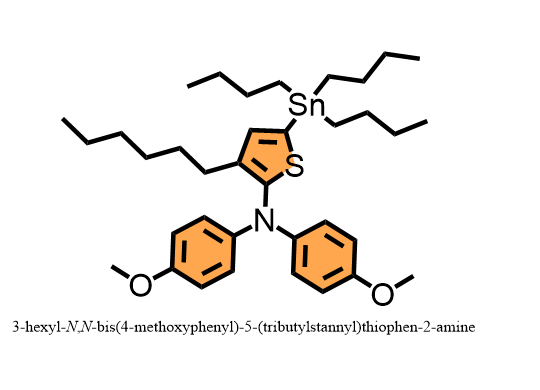 3-己基-N,N-双(4-甲氧基苯基)-5-(三丁基锡基)噻吩-2-胺?