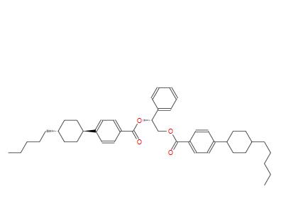 双[4-(反式-4-戊基环己基)苯甲酸](R)-1-苯基-1,2-亚乙酯  154102-21-3  R1011