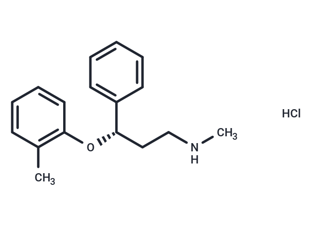 化合物 (+)-Tomoxetine hydrochloride|T21028|TargetMol