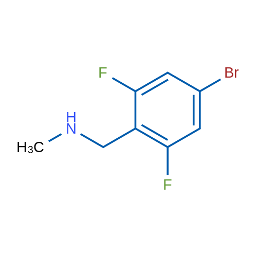 N-甲基-4-溴-2,6-二氟苄胺 