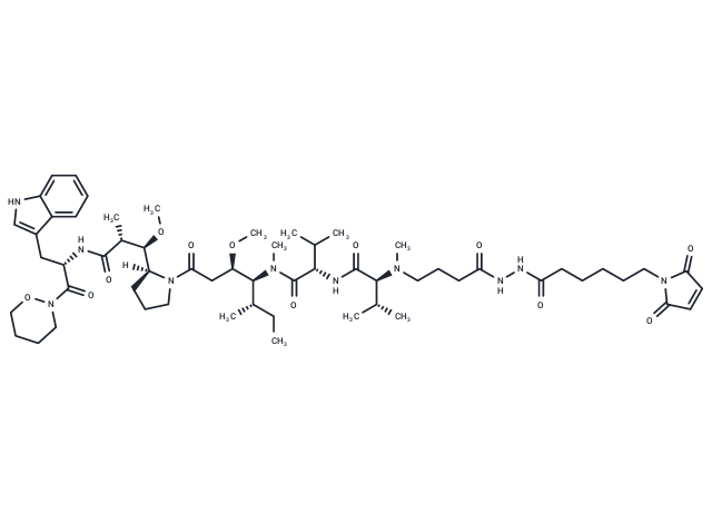 化合物 MC-Alkyl-Hydrazine Modified MMAF|T18306|TargetMol