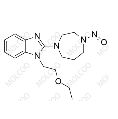 N-亚硝基依美斯汀EP杂质E；	C16H23N5O2 