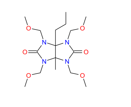 TETRAHYDRO-1,3,4,6-TETRAKIS(METHOXYMETHYL)-3A-METHYL-6A-PROPYLIMIDAZO[4,5-D]IMIDAZOLE-2,5(1H,3H)-DIO；220140-29-4