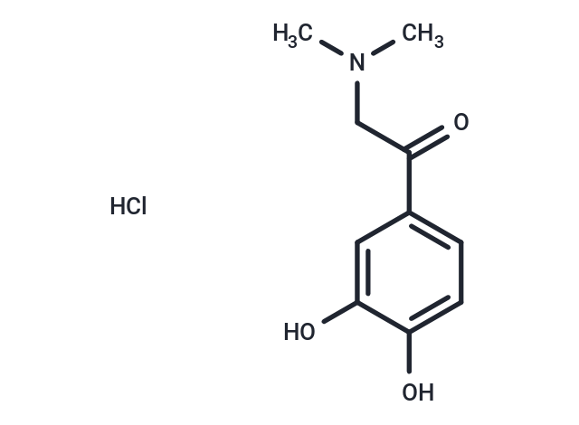1-(3,4-Dihydroxyphenyl)-2-(dimethylamino)ethanone 盐酸盐|T50047|TargetMol