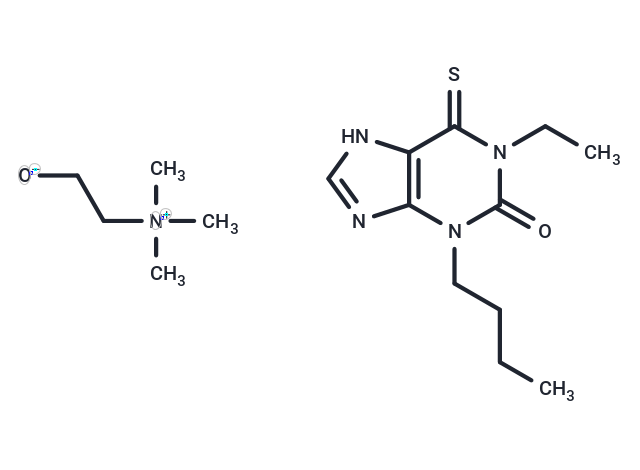 化合物 Choline, compd. with 3-butyl-1-ethyl-6-thioxanthine|T30905|TargetMol