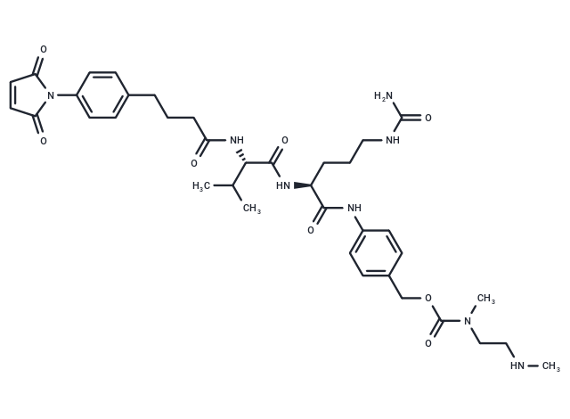 化合物 Mal-Phe-C4-Val-Cit-PAB-DMEA|T18300|TargetMol