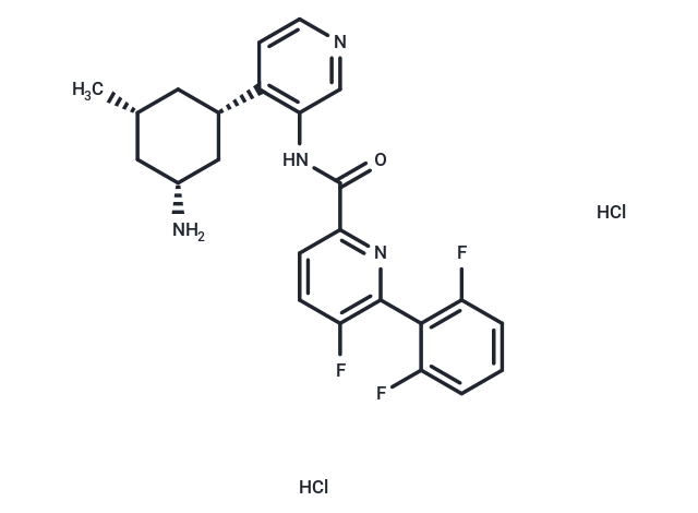 化合物 (1S,3R,5R)-PIM447 dihydrochloride|T13425|TargetMol