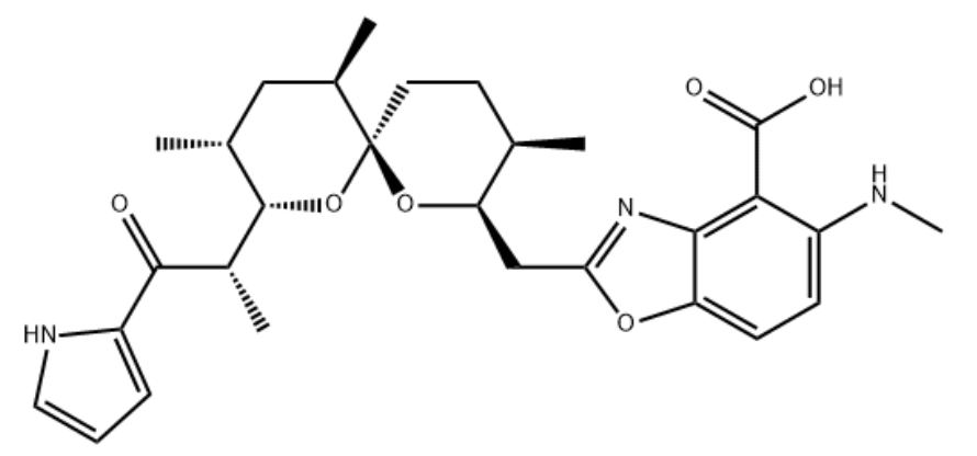 高选择性钙离子载体A23187;卡利霉素;卡西霉素;A23187(游离酸);CALCIMYCIN游离态;离子载体