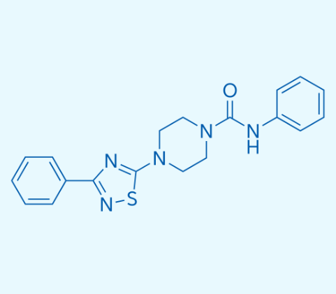 N-苯基-4-(3-苯基-1,2,4-噻二唑-5-基)哌嗪-1-酰胺  681136-29-8