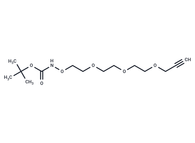 化合物 t-Boc-aminooxy-PEG3-propargyl|T24856|TargetMol