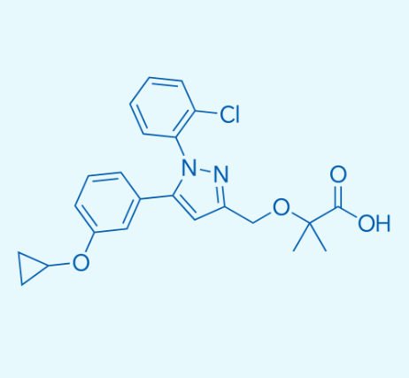 2-((1-(2-氯苯基)-5-(3-环丙氧基苯基)-1H-吡唑-3-基)甲氧基)-2-甲基丙酸  2230186-18-0