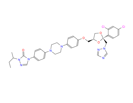 Cis-4-[4-[4-[4-[[2-(2,4-Dichlorophenyl)-2-(1H-1,2,4-triazole-1-ylmethyl)-1,3-dioxolan-4-yl]methoxy]phenyl]-1-piperazinyl]phenyl]-2, 84604-65-9