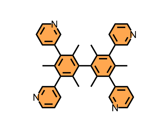 3-[2,4,6-trimethyl-3-pyridin-3-yl-5-(2,4,6-trimethyl-3,5-dipyridin-3-ylphenyl)phenyl]pyridine 881923-05-3