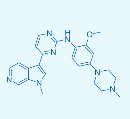 1594092-37-1  N-(2-甲氧基-4-(4-甲基哌嗪-1-基)苯基)-4-(1-甲基-1H-吡咯并[2,3-c]吡啶-3-基)嘧啶-2-胺