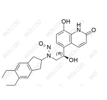 N-亚硝基茚达特罗；C24H27N3O4 