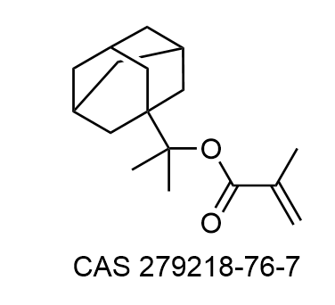 甲基丙烯酸-1-（1-金刚烷）-1-甲基乙酯 1-(1-Adamantyl)-1-methylethyl methacrylate [279218-76-7] 99%+ In stock 