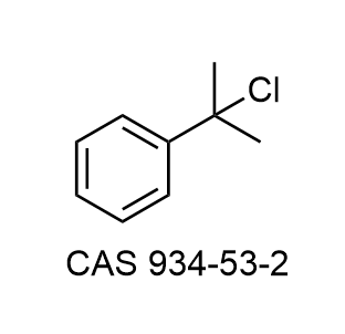 α,α-二甲基苄氯 α,α-Dimethylbenzyl chloride [934-53-2] 95%+ In stock Colorless transparent liquid