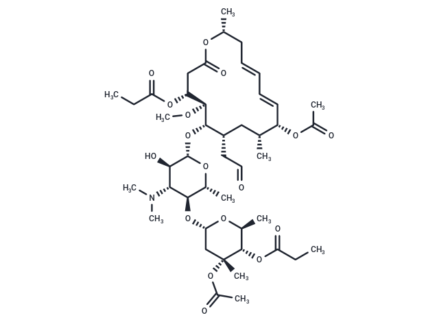 化合物 Midecamycin acetate|T5037L|TargetMol