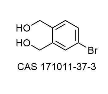 (4-溴-1,2-亚苯基)二甲醇 (4-bromo-1,2-phenylene)dimethanol [171011-37-3] 97%+ In stock White Powder