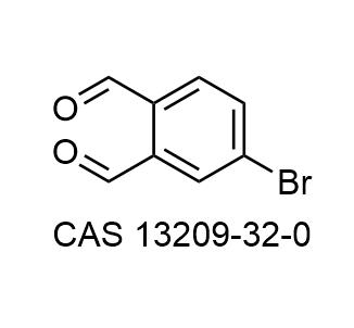(4-溴-1,2-亚苯基)二甲醇 4-Bromophthalaldehyde [13209-32-0] 97%+ In stock White Powder