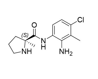 (S)-N-(2-氨基-4-氯-3-甲基苯基)-2-甲基吡咯烷-2-甲酰胺