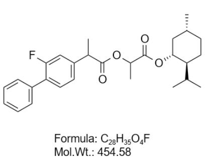 (1R,2S,5R)-2-异丙基-5-甲基环己基 2-（（2-（2-氟-[1,1'-联苯]-4-基）丙酰基）氧基）丙酸酯