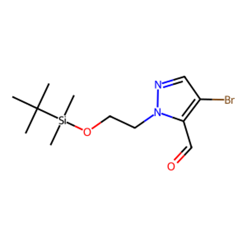 4-溴-1-(2-((叔丁基二甲基甲硅烷基)氧基)乙基)-1H-吡唑-5-甲醛