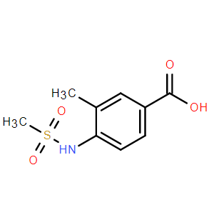 3-甲基-4-(甲基磺酰氨基)苯甲酸