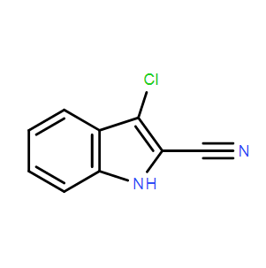 3-氯-1H-吲哚-2-甲腈