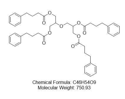 4-苯丁酸-2-［ 2， 3-双-（ 4-苯基丁酰氧基）丙氧基］ -3-（ 4-苯基丁酰氧基）丙酯