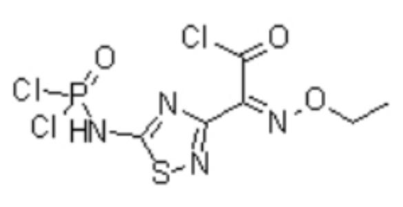 2-(5-二氯磷酰氨基-1,2,4-噻二唑-3-基)-2(Z)-乙氧基亚氨基乙酰氯 （7位侧链）