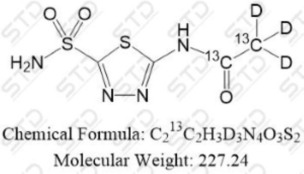 乙酰唑胺-13C2-d3