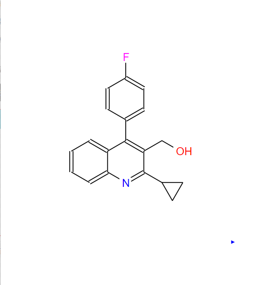 2-环丙基-4-(4-氟苯基)-3-喹啉甲醇（匹伐醇）