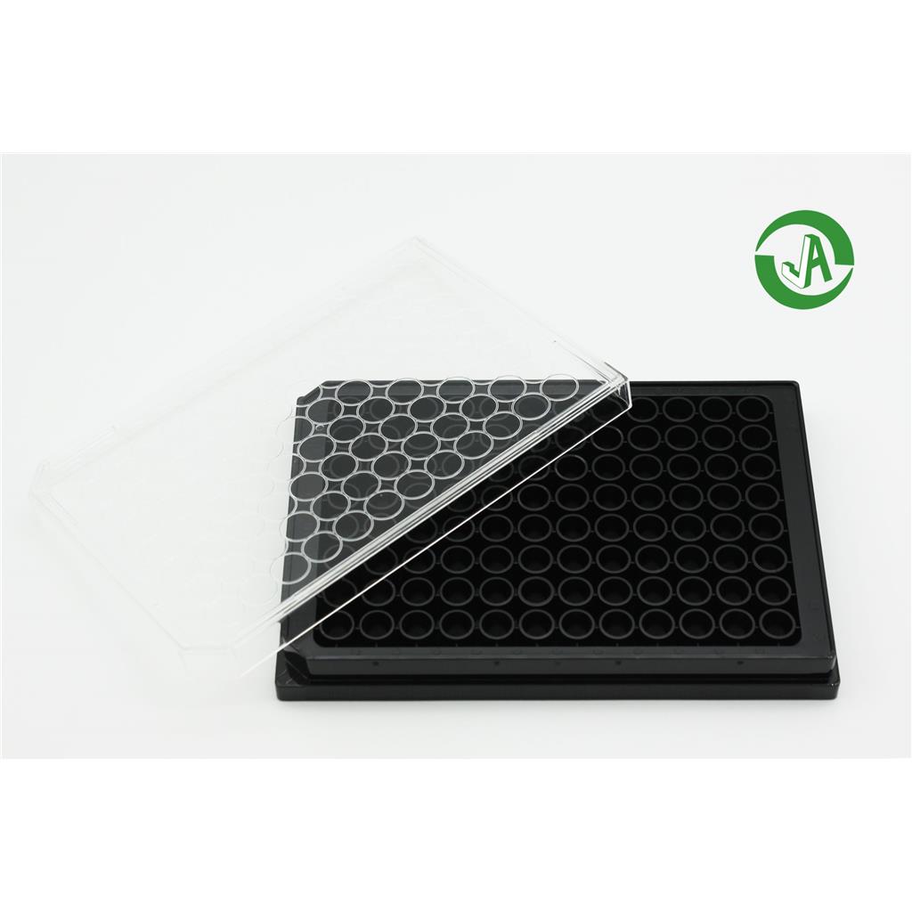 百千生物黑色透明底96孔细胞培养板