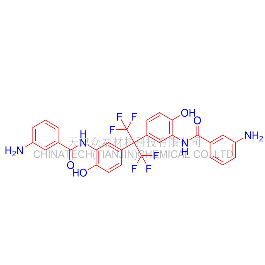 N,N'-[[2,2,2-三氟-1-(三氟甲基)亚乙基]双(6-羟基-3,1-亚苯基)]双[3-氨基苯甲酰胺] (M-6FDAP)