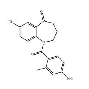 1-(4-氨基-2-甲基苯甲酰基)-7-氯-1,2,3,4-四氢-5H-1-苯并氮杂卓-5-酮-托伐普坦中间体