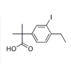 2-(4-乙基-3-碘苯基)-2-甲基丙酸-艾乐替尼中间体