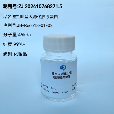 重组III型人源化胶原蛋白（毕赤酵母）溶液99%