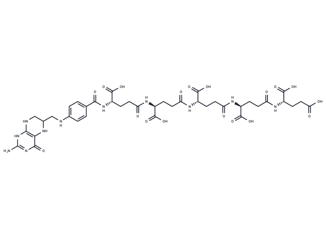 化合物 Tetrahydropteroylpentaglutamate|T26262|TargetMol