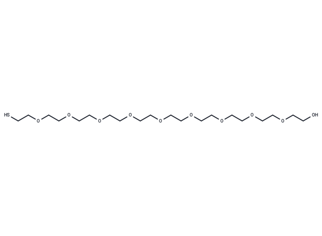 化合物 Thiol-PEG10-alcohol|T18835|TargetMol