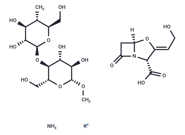 化合物 Potassium clavulanate cellulose|T12524|TargetMol