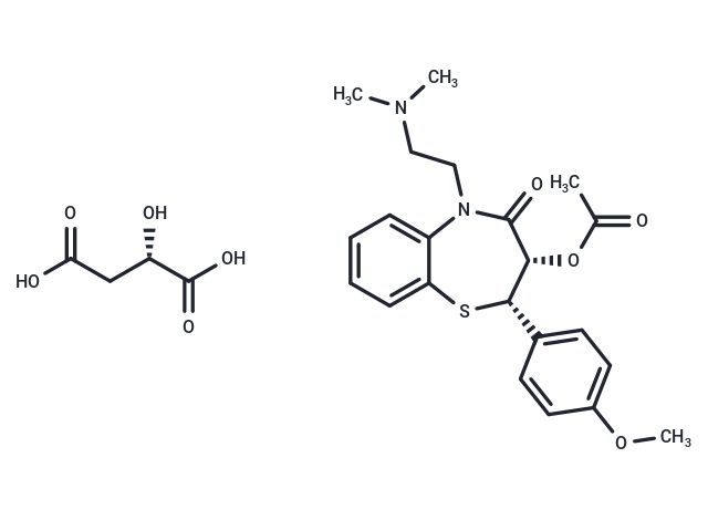 化合物 Diltiazem malate|T0112L2|TargetMol