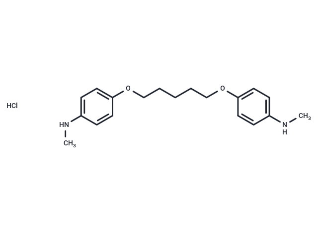化合物 Aniline, 4,4'-(pentamethylenedioxy)bis(N-methyl-, dihydrochloride|T30057|TargetMol