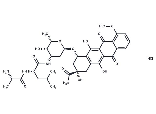 化合物 Alanylleucyl-daunorubicin|T29825|TargetMol